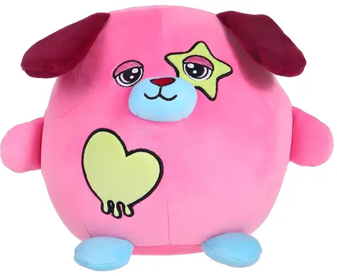 SPARKYS Plüschhund, Pfirsichrosa, 20 cm / Polyester / ab Geburt