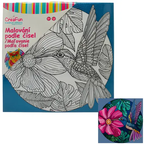 SPARKYS Leinwandbild Kolibri / 30 x 30 cm