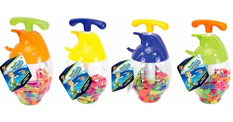 SPARKYS Wasserbomben mit Pumpe / 250 Stück.