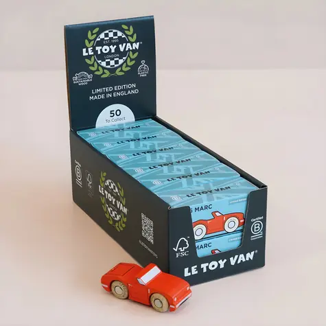 Le Toy Van Holzspielzeugauto Marc / rot / ab 2 Jahren