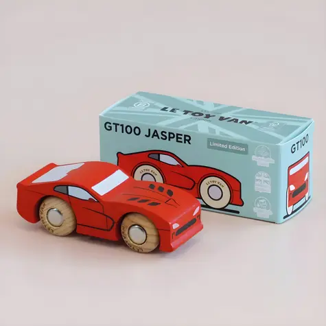 Le Toy Van Holzspielzeugauto Jasper / rot / ab 2 Jahren