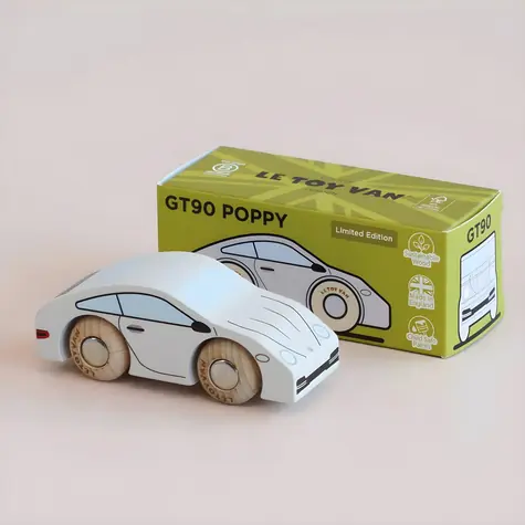 Le Toy Van Holzspielzeugauto Mohnblau / ab 2 Jahren