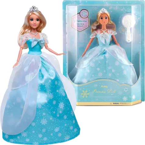 SPARKYS Puppe im blauen Kleid / 34 cm