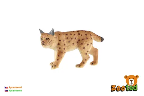 ZOOTED Luchsfigur / Kunststoff / 8 cm / 3+