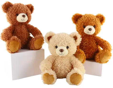 SPARKYS Teddybär, sitzend, 25 cm, hellbraun / Stofftier / Plüschtier / 190 g