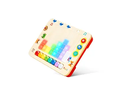 Hape Interaktives Piano Pixelz / Musikspielzeug / Licht- und Soundeffekte / 3 Spielmodi