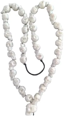 SPARKYS Karnevalsaccessoire Skelett-Halskette / 70 g