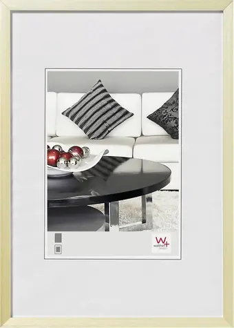 Walther Stuhl 29,7 x 42 cm gold / Bilderrahmen / DIN A3 / Aluminium