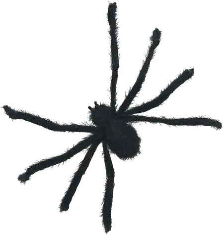 SPARKYS Schwarze Spinne 77 cm / Partydekoration