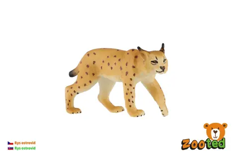ZOOTED Luchsfigur / Kunststoff / 9 cm / ab 3 Jahren