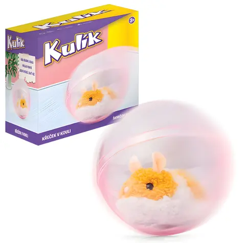 SPARKYS Plüschtier Hamster Kulik / Interaktives Plüschtier / AAA-Batterie (nicht enthalten)