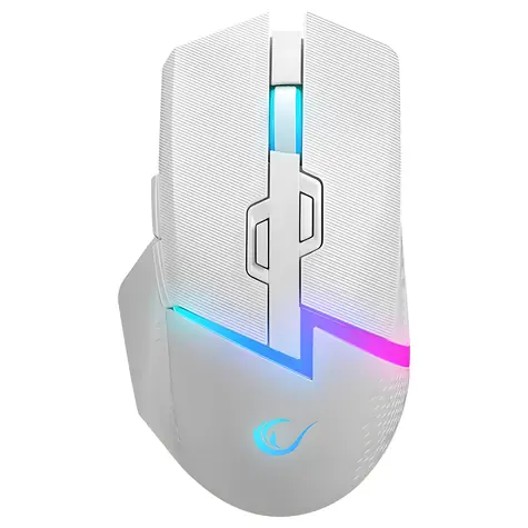 Rampage Drop M3 V2 weiß / Kabellose Gaming-Maus / optisch / 24000 DPI / 5 Tasten / Bluetooth + USB-C
