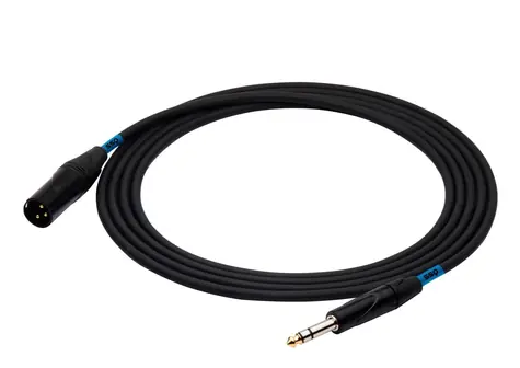 SSQ JSXM5 schwarz / Audiokabel / 6,3-mm-Klinkenstecker auf 3-poligen XLR-Stecker / Anschluss / 5 m