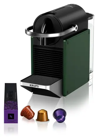 Krups XN 3063 Pixie grün / Kapselkaffeemaschine / Nespresso / 1260 W