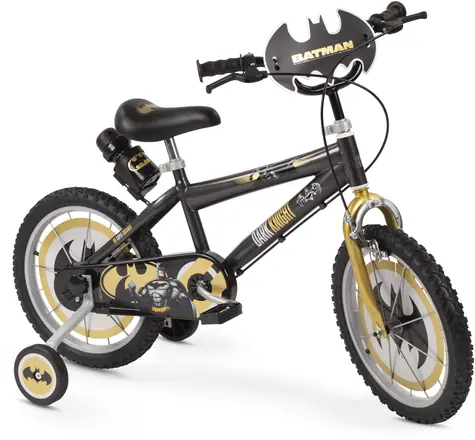 Toimsa Kinderfahrrad Batman 16" / Kinderfahrrad / 16"-Räder / DC Lizenz / für Jungen