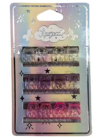 SPARKYS PINK MagiCool Haarspangen-Set / Haaraccessoire / 12 Stück