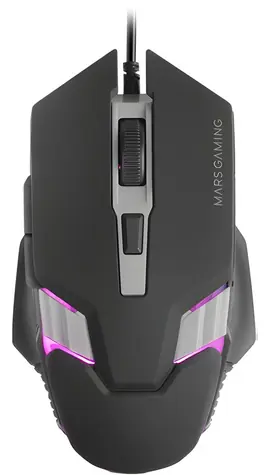 Mars Gaming MM024 schwarz / Gaming-Maus / Optisch / 4000 DPI / 6 Tasten / USB / Hintergrundbeleuchtung