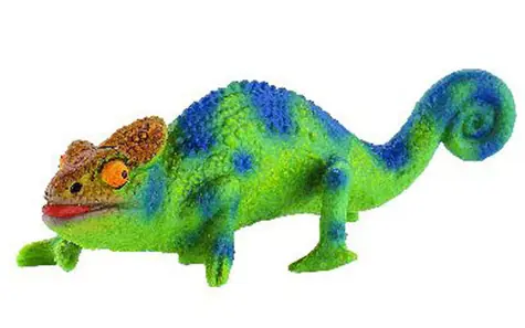 BULLYLAND 68498 Figur Chamäleon / Kunststoff / 10,6 cm