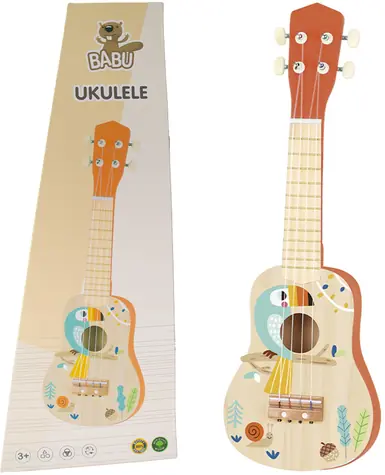 SPARKYS BABU Holz-Ukulele / ab 3 Jahren