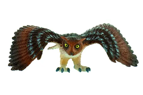 BULLYLAND Figur Virginia-Uhu / Kunststoff / 12,3 cm