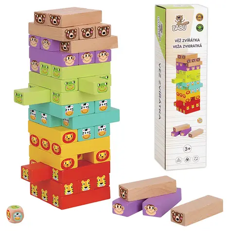 SPARKYS BABU Tierturm / Holz / ab 3 Jahren
