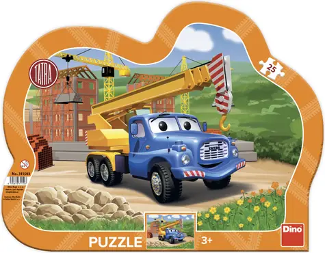 Dino Puzzle Schweinchen Tatra Kranich / 25 Teile