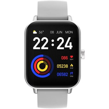 CARNEO Versa HR+ silber / Smartwatch / 1,83" / IP67 / IPS / BT 