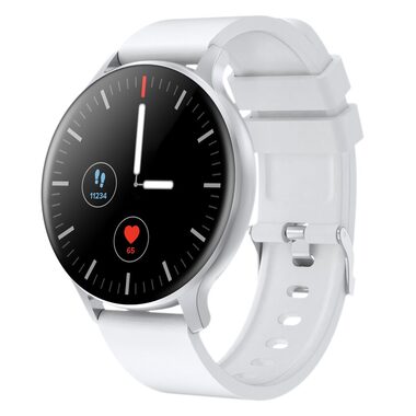 Canyon Badian SW-68 silber / Smartwatch / 1,28" TFT / Herzfrequenzsensor / BT 5.0 / IP68 / Multisport / Android und iOS