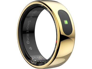 Powerton SMART RING PRO Größe 7 Gold / Smart Ring / Bluetooth 5.2 / 15 mAh / IP68