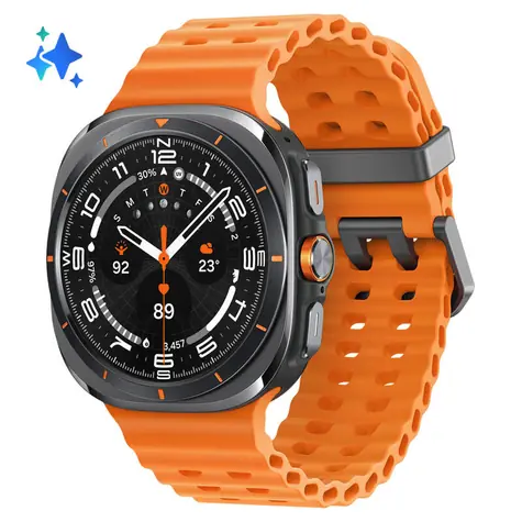 Samsung Galaxy Watch Ultra (2025) 47 mm grau / Smartwatch / AMOLED / Wi-Fi + LTE / BT / GPS / Wear OS