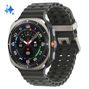 Samsung Galaxy Watch Ultra (2025) 47 mm silber / Smartwatch / AMOLED / WLAN + LTE / BT / GPS / Wear OS