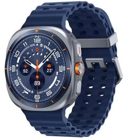 Samsung Galaxy Watch Ultra (2025) 47 mm blau / Smartwatch / AMOLED / Wi-Fi + LTE / BT / GPS / Wear OS