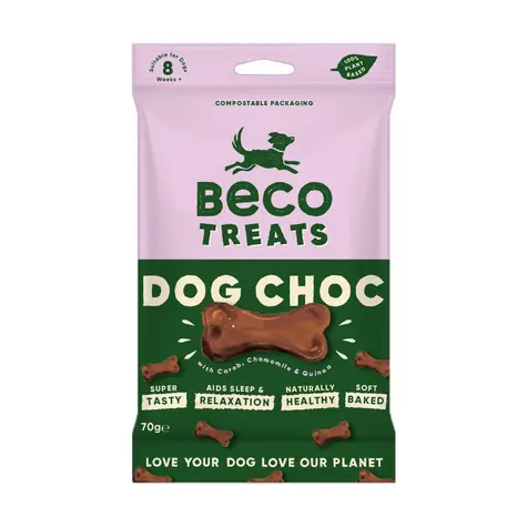 BeCoThings Beco Treats Belohnung für Hunde Dog Choc 70g