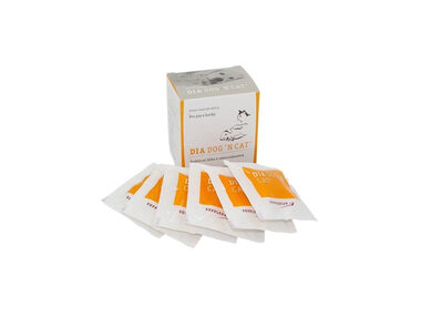 DIA DOG’N CAT® Aromatisierte Tabletten 6tbl / Nahrungsergänzungsmittel zur schnellen Beendigung von Durchfall bei Hunden und Katzen