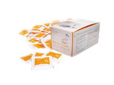 DIA DOG’N CAT® Aromatisierte Tabletten 60tbl / Nahrungsergänzungsmittel zur schnellen Beendigung von Durchfall bei Hunden und Katzen