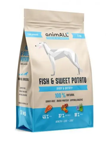 animALL Fisch & Süßkartoffel 3 kg / Hundetrockenfutter
