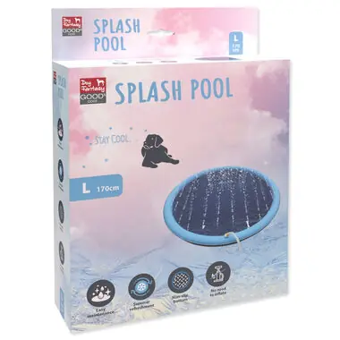 Dog Fantasy Planschbecken mit Wasserdüsen 170 cm