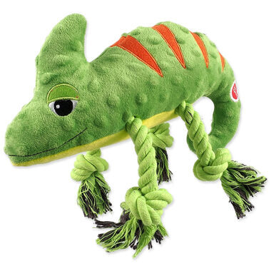 Dog Fantasy Toy - Dschungelchamäleon quietschend grün 28 cm