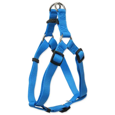 Dog Fantasy Geschirr Classic M blau 2x53-7 cm