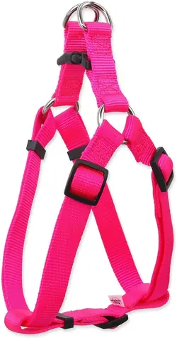 Dog Fantasy Geschirr Classic M rosa 2x53-77 cm