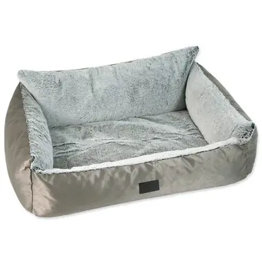 Dog Fantasy Bed Lux Platinum Silber 100x70cm