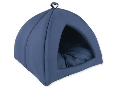 Dog Fantasy Basic Hundebett Dunkelblau 62x62x52cm