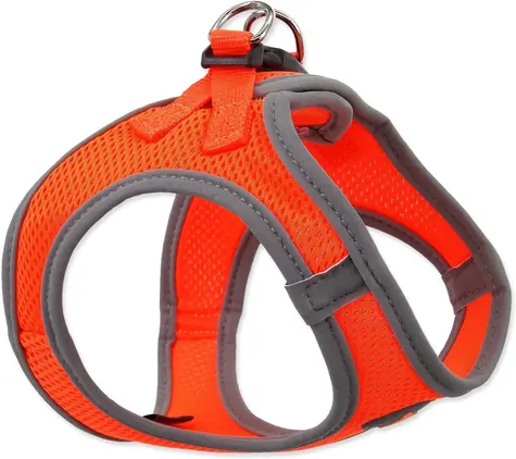 Dog Fantasy Geschirr Puppy XS orange 32-36cm