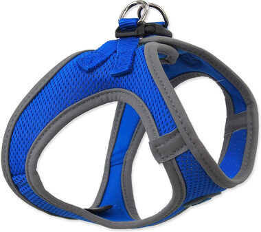 Dog Fantasy Geschirr Puppy XS blau 32-36cm