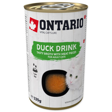 Ontario Katzengetränk Ente 135g