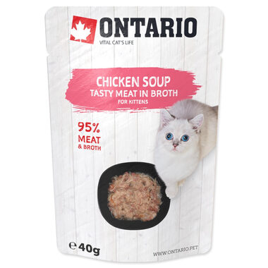 Ontario Kitten Soup Hühnersuppe mit Karotten und Reis 40g