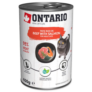 Ontario Rindfleischkonserven mit Lachspastete, 400 g