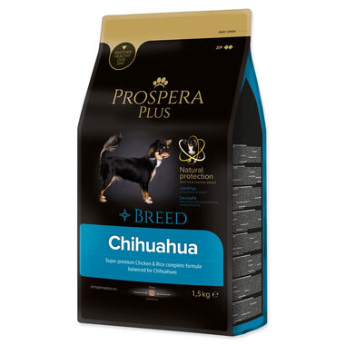 Prospera PLUS Chihuahuafutter Huhn mit Reis 1,5kg / Granulat für ausgewachsene Hunde 