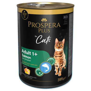 Prospera PLUS Adult 1+ Lachspastete mit Weißfisch in Dosen, 395 g
