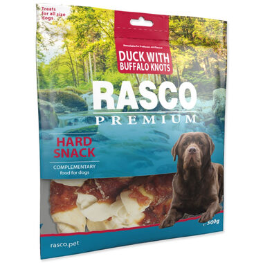 Rasco Premium Büffelknoten 5cm mit Entenfleisch 500g